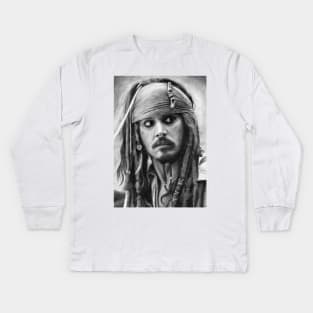 Jack, Sparrow Kids Long Sleeve T-Shirt